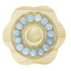 Diy Jewelry Accessories Beaded Crystal Loose Beads Bracelet with Pink Agate Raw Stone