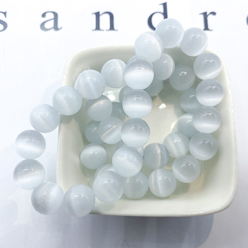 Cat's Eye Beads Crystal Bracelet with Loose Jewelry Diy Accessories