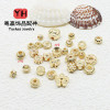 14k Gold-filled Color-preserving Spacer Beads Round Tori Bead Diy Bracelet Necklace
