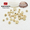 14k Gold-filled Color-preserving Spacer Beads Round Tori Bead Diy Bracelet Necklace