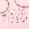4mm Domestic Glass Rice Beads Two-color Aurora Double-pointed Gold Handmade Diy Beaded