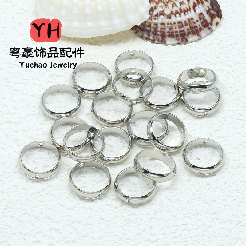 18k Gold-filled Color-preserving Double-hole Ferrule Over Wire Wrapped Beaded Color Set