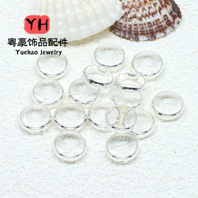 18k Gold-filled Color-preserving Double-hole Ferrule Over Wire Wrapped Beaded Color Set