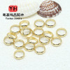 18k Gold-filled Color-preserving Double-hole Ferrule Over Wire Wrapped Beaded Color Set