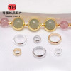 18k Gold-filled Color-preserving Double-hole Ferrule Over Wire Wrapped Beaded Color Set