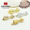 Ancient Gold 18k Diy Jewelry Material, Magic Pestle Bell, Vajra Buddha Bead Bracelet