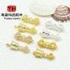 Ancient Gold 18k Diy Jewelry Material, Magic Pestle Bell, Vajra Buddha Bead Bracelet