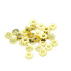 Color-preserving 14k Gold-coated Copper Spacer Plane Straight-cut Beads Diy Handmade