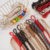 5mm Colorful Polyester Rope Diy Hand-woven Jewelry Pendant Crafts Keychain Bundle