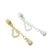 14k Gold-filled Color-protected Inlaid Gourd Tassel Chain Earrings Necklace Diy Jewelry