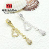14k Gold-filled Color-protected Inlaid Gourd Tassel Chain Earrings Necklace Diy Jewelry