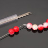 17cm Test Tube Stainless Steel Beaded Crochet Lead Thread Bead Artifact Side Opening