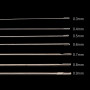17cm Test Tube Stainless Steel Beaded Crochet Lead Thread Bead Artifact Side Opening
