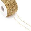 Color-preserving 14k Gold-plated Thin Chain Flattened Extended O-shaped Ending Handmade