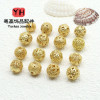 High Color Retention Ancient Gold Transfer Beads Hollow Spacer Diy Bracelet Necklace