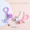 Colorful Light Bulb Keychain Bell Crayfish Buckle Jewelry Diy Accessories Simple and