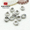 14k Gold-filled Color-preserving Diamond Double-ring Interwoven Spacer Beads with Diy