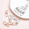 Metallic Electroplated Door Buckle Diy Jewelry Accessories Opening Keychain Connection