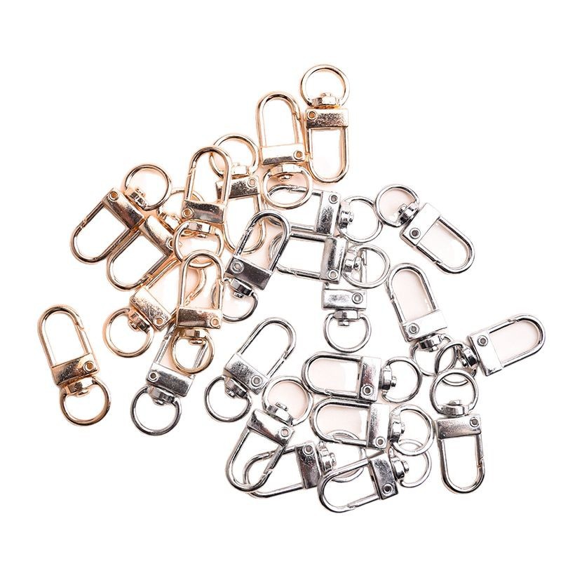Metallic Electroplated Door Buckle Diy Jewelry Accessories Opening Keychain Connection