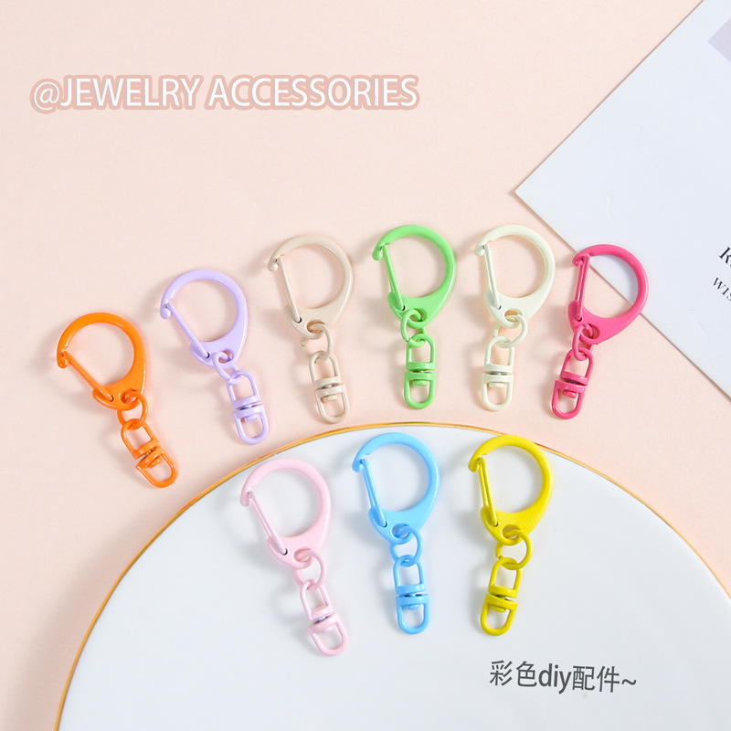 Zinc Alloy Color Painted D-shaped Buckle with 8-shaped Diy Jewelry Accessories Dolls