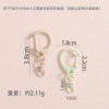 Zinc Alloy Color Painted D-shaped Buckle with 8-shaped Diy Jewelry Accessories Dolls