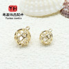 14k Gold-filled Color-preserving Micro-paved Zircon Hollow Pendant Diy Jewelry