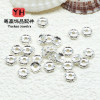 18k Gold-filled Accessories, Beaded Spacers, Abacus Beads, Disc Loose Diy Jewelry
