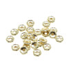 18k Gold-filled Accessories, Beaded Spacers, Abacus Beads, Disc Loose Diy Jewelry