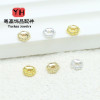 18k Gold-filled Accessories, Beaded Spacers, Abacus Beads, Disc Loose Diy Jewelry