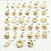 14k Gold Color-preserving Spacer Beads, Round Receptacle Bead Spacers, Diy Bracelets