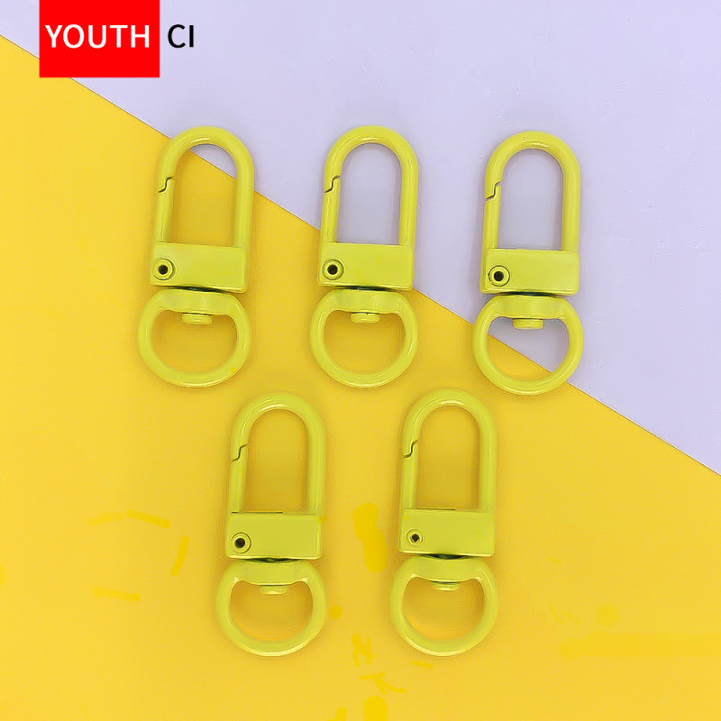 Candy Color Paint Direct Sales Alloy Key Door Buckle Diy Jewelry Accessories Doll