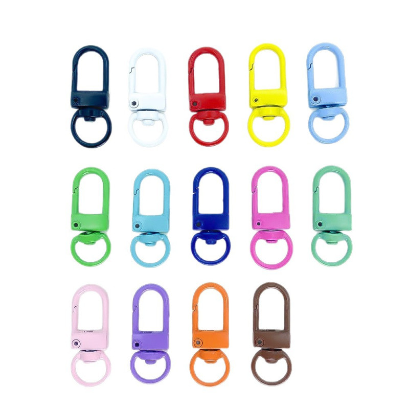 Candy Color Paint Direct Sales Alloy Key Door Buckle Diy Jewelry Accessories Doll