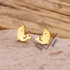 2025 New Fashion Cute Dolphin Whale Earrings Ins Mini Cartoon Girls Stainless Steel Simple