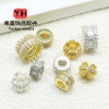 Copper-plated 18k Gold Strong Color Retention Micro-studded with Diamonds Diy Crystal