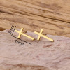 Supply European and American Simple and Personalized Elongated Cross Earrings Fashionable