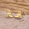 Bow Tie Earrings for Women Niche Stainless Steel Cut Sweet Irregular Personality