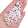 Abs Imitation Baroque Pearls Irregular Shaped Water Drop Beans Rice Loose Beads Material