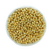 Small Gold Beads Spacer Bracelet Loose with Diy Jewelry Accessories Straight Hole