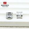 14k Gold-filled Color-preserving Micro-paved Zircon Large Hole Passepartout Transfer Bead