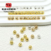 Hollow Small Gold Beads, Loose Spacer Accessories, 14k Gold-filled Color-preserving Diy