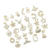 14k Gold-filled Micro-paved Zircon Accessories Star Moon Flower Butterfly Love Pendant