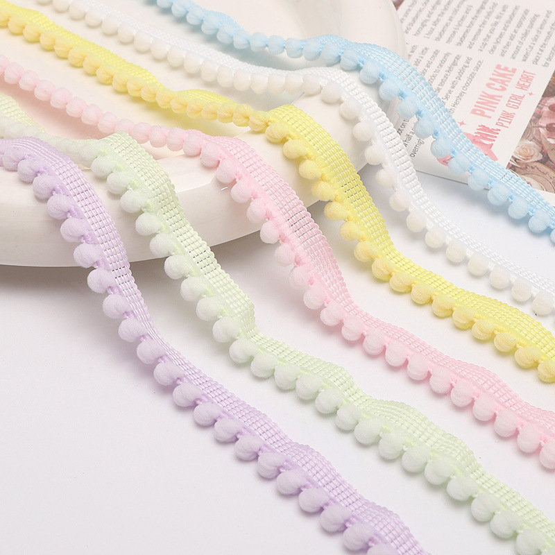 Polyester Wool Ball Non-elastic Lace Diy Decorative Clothing Accessories Material