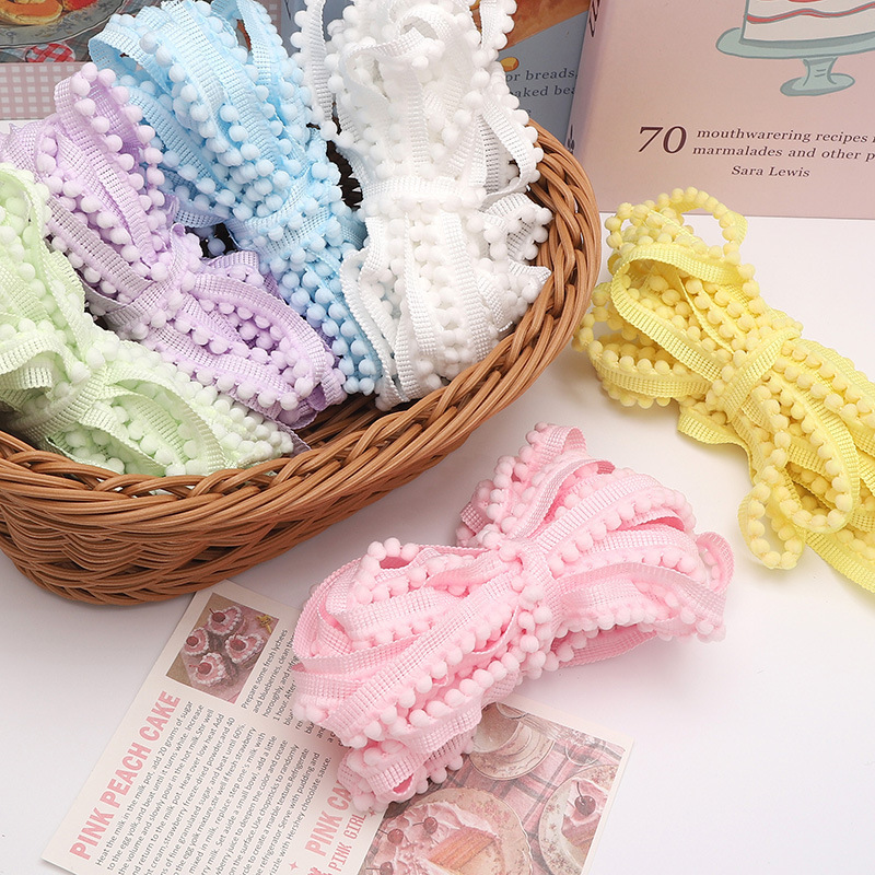 Polyester Wool Ball Non-elastic Lace Diy Decorative Clothing Accessories Material