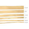 Pu Bright Leather Edge Strips Gold Silver Inlay Handmade Diy Homemade Strip Material