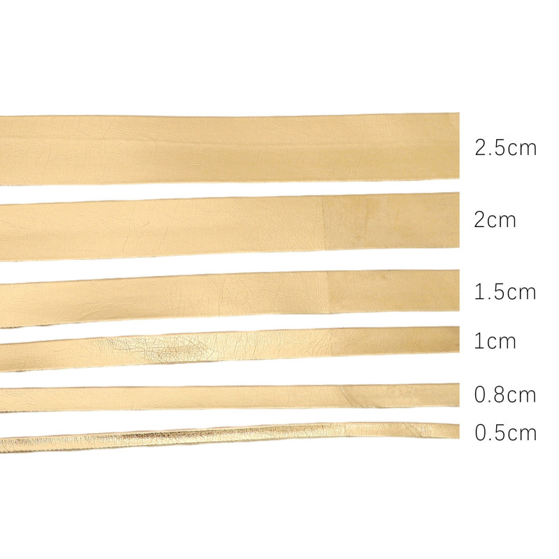 Pu Bright Leather Edge Strips Gold Silver Inlay Handmade Diy Homemade Strip Material