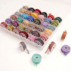 36-color Hand-rolled Cotton Thread Handmade Diy Woven Beaded Bracelet Accessories