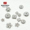 14k Gold-filled, Color-protected, Inlaid Zircon Flower Tray, Snowflake, Various