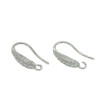 14k Gold-filled Color-preserving Ear Hook Accessories Micropaved Zirconia Diy Handmade