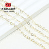 14k Gold-filled Color-preserving Heart-shaped Necklace Love Chain Diy Handmade