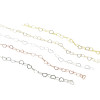 14k Gold-filled Color-preserving Heart-shaped Necklace Love Chain Diy Handmade